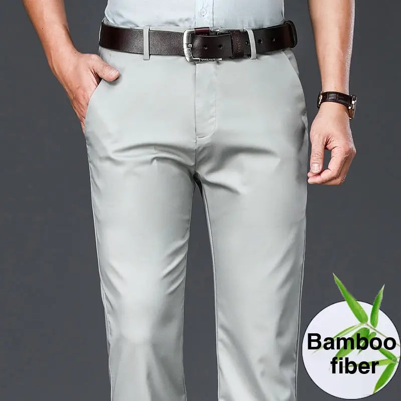 High Quality Men's Bamboo Fiber Thin Casual Pants Spring and Summer  Apparel & Accessories > Clothing > Pants 73.43 EZYSELLA SHOP
